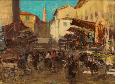 Sergio Bissi - Minaret and Market