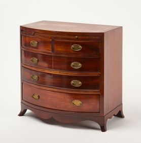 Miniature Bow Front Chest