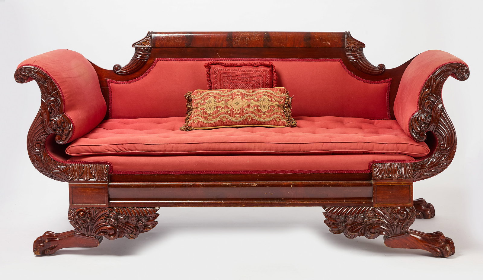 Empire Claw Foot Sofa (1 of 6)