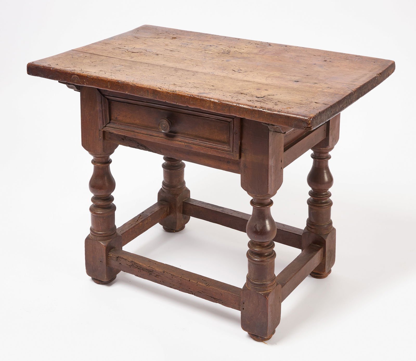 17th Century Tuscan Stretcher Base Table (1 of 6)