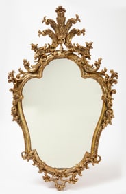 Gilt Venetian Style Mirror