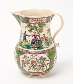 Decorated Salt-Glazed Jug