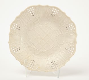 Salt Glazed Reticulated Plate