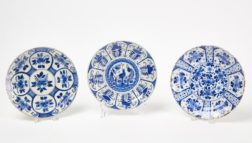 Three Delft Plates