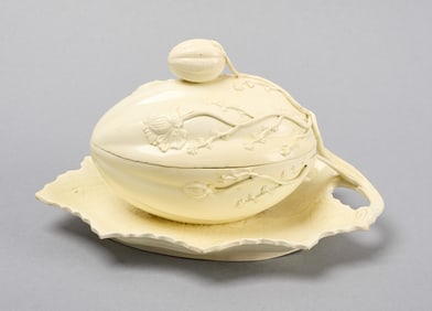 Fine Creamware Tureen in Melon Form