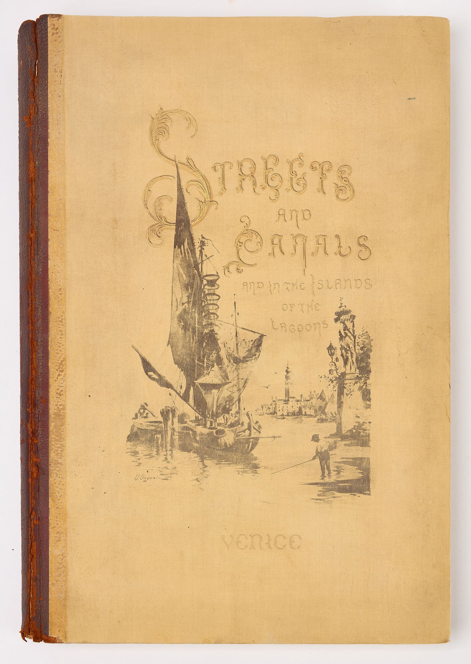 Ferd. Ongania. Streets and Canals...Venice.  1895-6. Very Scarce. (1 of 4)