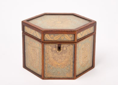 Quill Work Tea Caddy