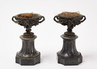 Pair of Garniture Urns