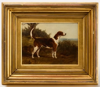 H. F. Lucas – Painting of a Foxhound
