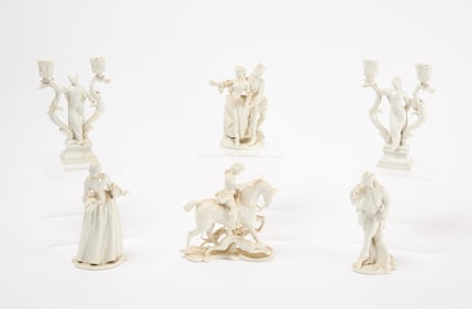 Six Porcelain Figures