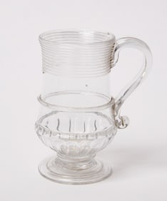 Georgian Blown Glass Coin Tankard