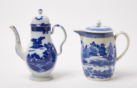 Earthenware Cider Jug and Coffeepot