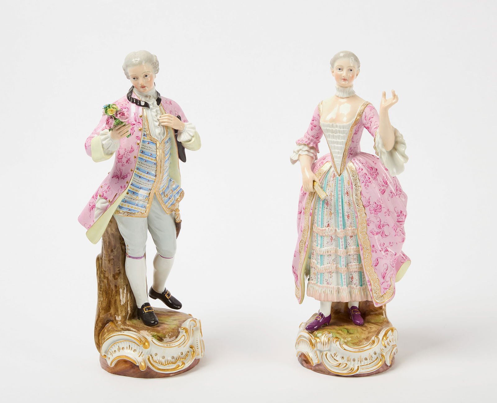 Pair of Meissen Porcelain Figurines (1 of 5)
