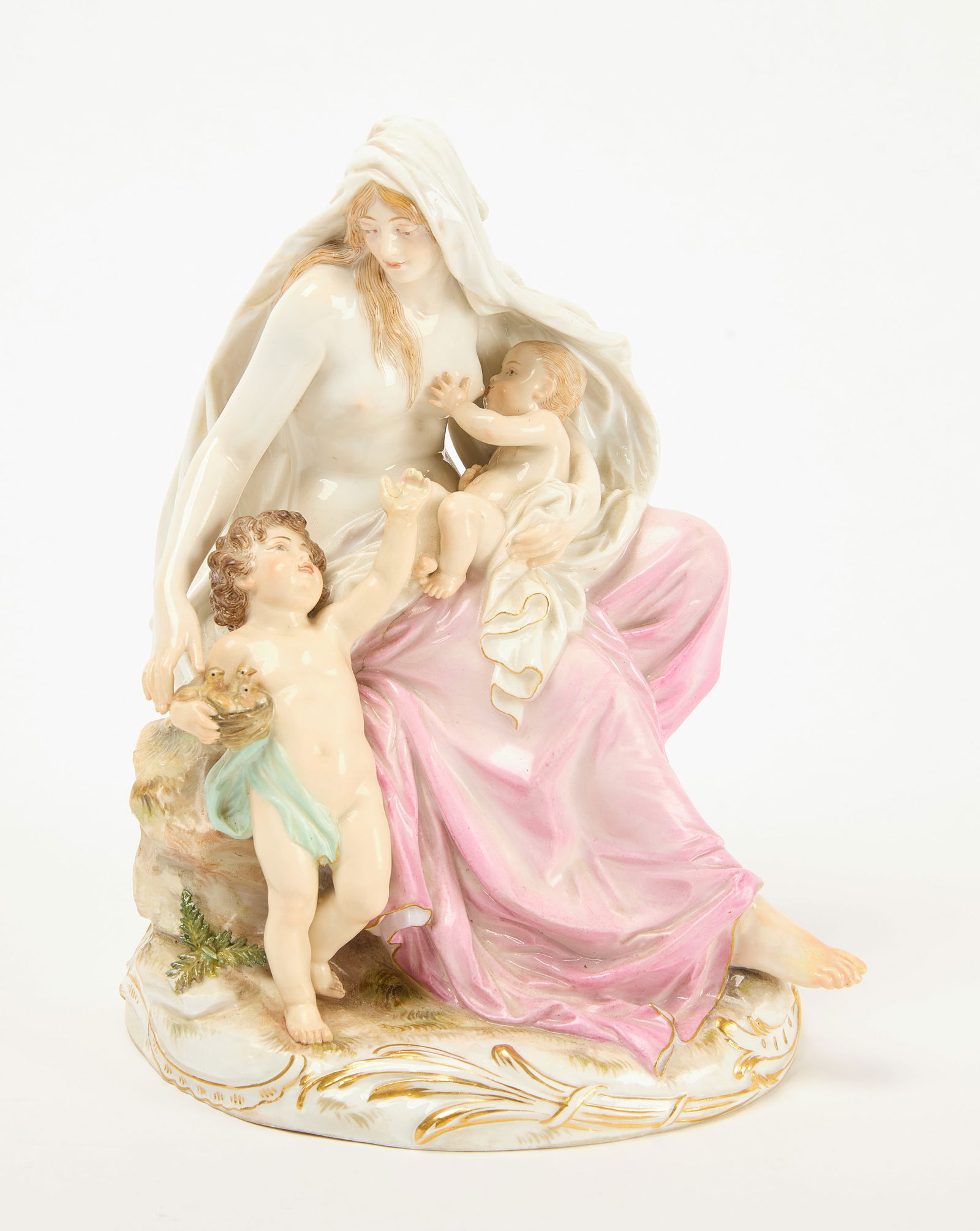 Meissen Figural Group of a Mother and Children (1 of 5)