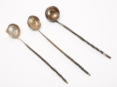 Three Toddy Ladles