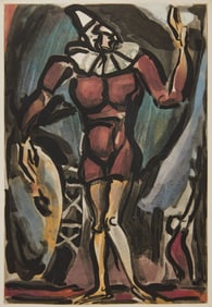 Georges Rouault – Le Clown à la Grosse Caisse