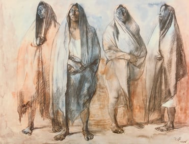 Francisco Zuniga – Four Robed Figures