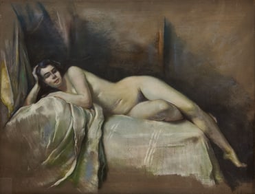 Julius Rolshoven – Reclining Nude