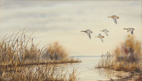 Herb Booth – Flying Ducks