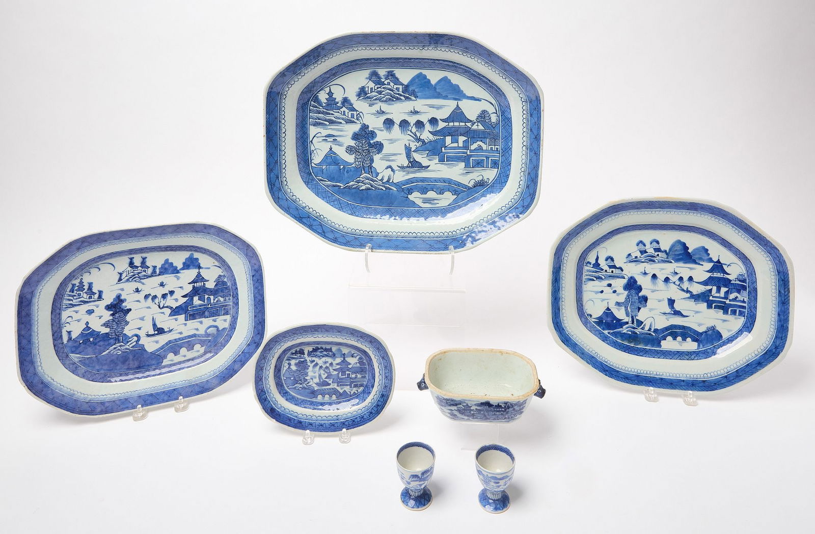 Canton Blue and White Porcelain (1 of 4)