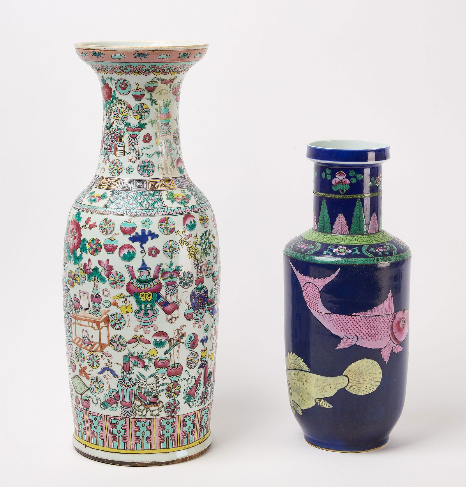 Two Chinese Porcelain Vases (1 of 6)