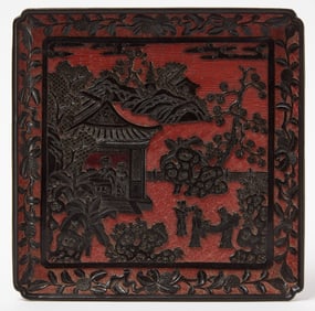 Cinnabar Lacquer Tray