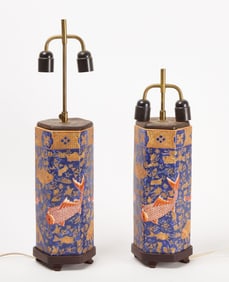 Pair of Porcelain Asian Vases