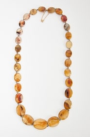 Agate and Gold Riverie Necklace