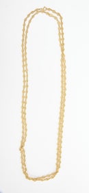 18K Gold 78 Inch Chain Necklace
