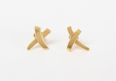 18k Gold Tiffany Earrings