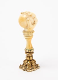 Carved Hand Wax Seal