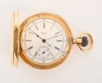 Montandon 14K Men's Pocket Watch