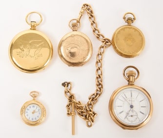 Five Pocket Watches