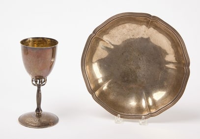 Sterling Silver Chalice and Bowl