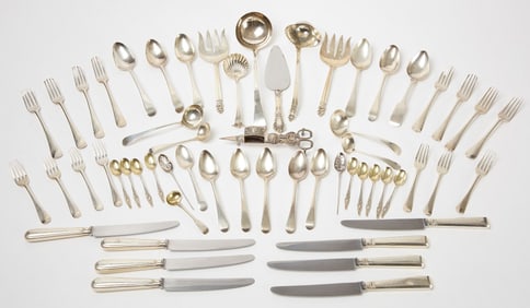 Estate Sterling Flatware Group