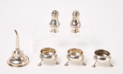 Group of Silver with Sterling Creamer