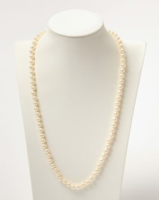 Pearl Necklace with 14K Clasp