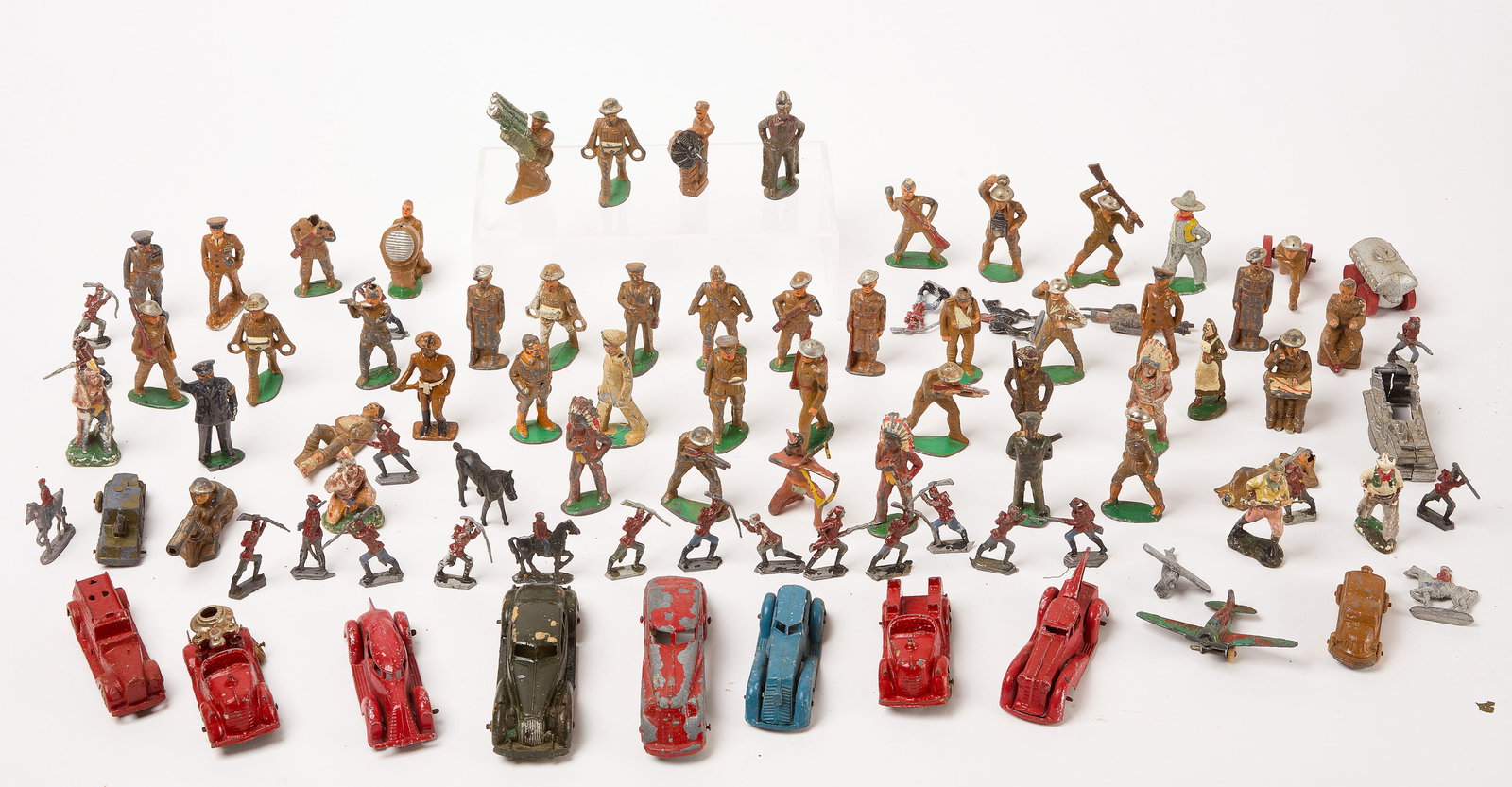 Group of Lead Soldiers and Other Toys (1 of 4)