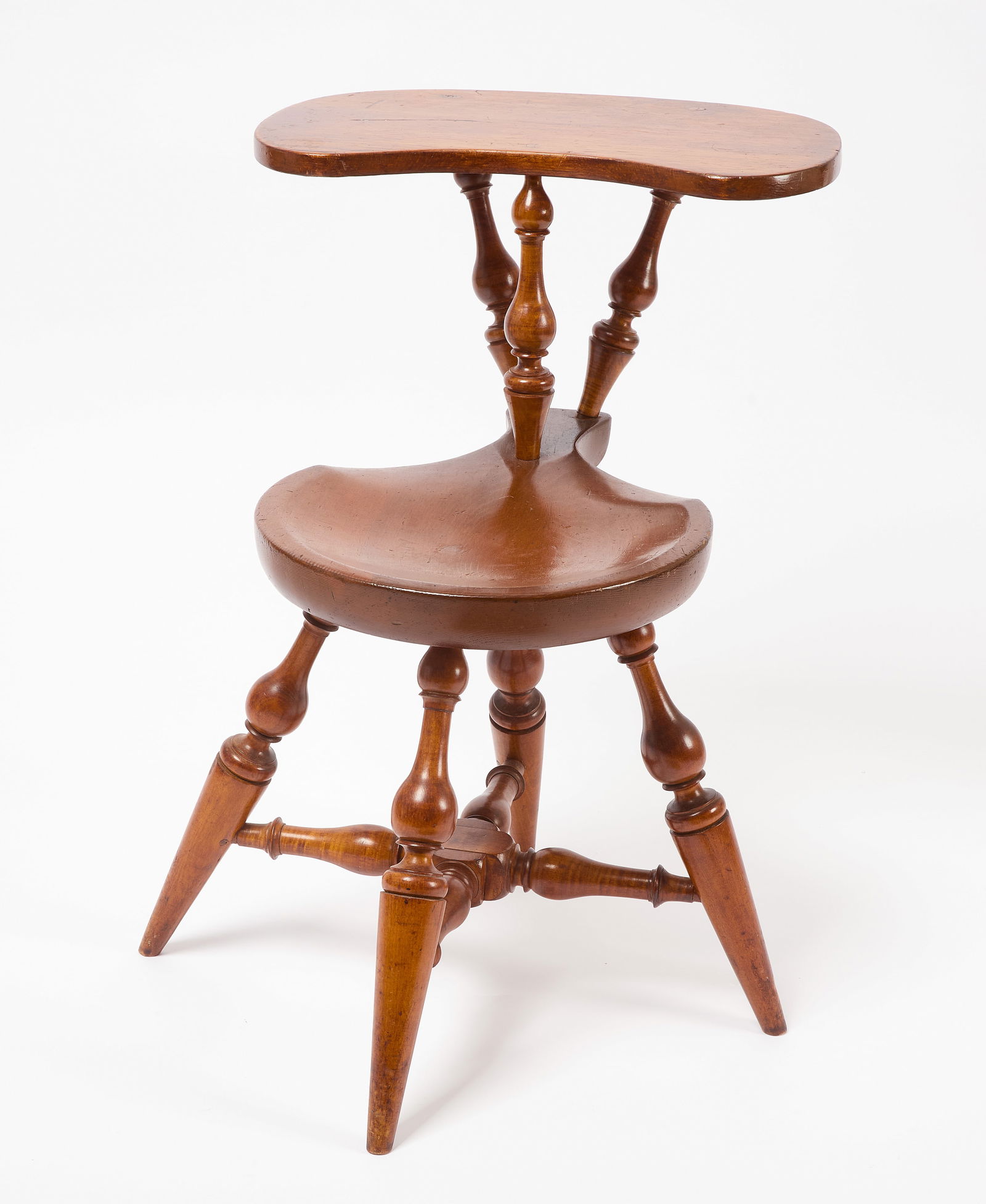 Wallace Nutting Saddle Desk (1 of 3)