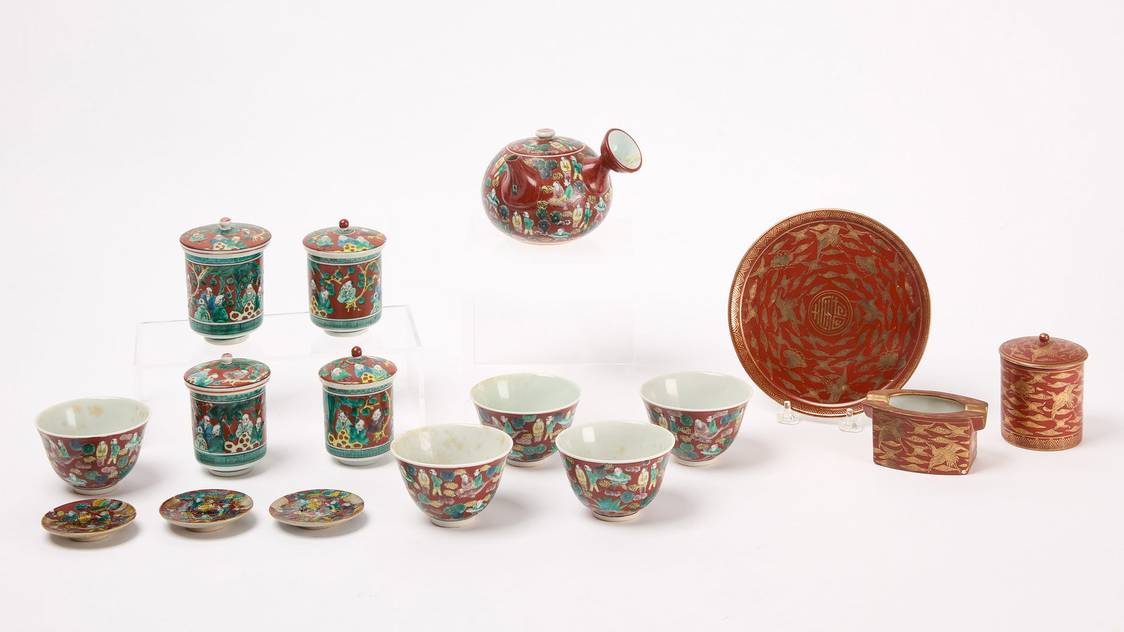 Katani Porcelain Tea Set and Smoking Set (1 of 10)