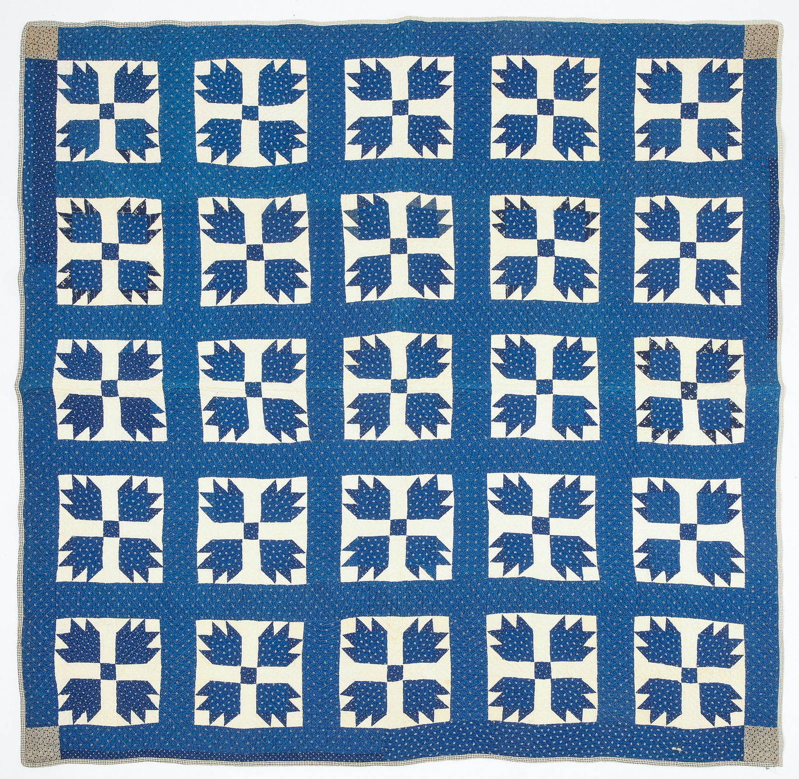 Blue Bear Paw Quilt (1 of 3)