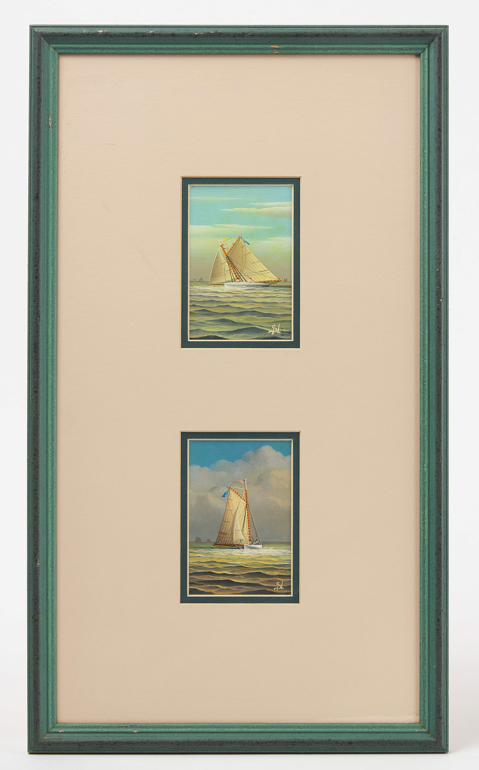 G. Nemethy – Two Miniature Marine Paintings (1 of 3)