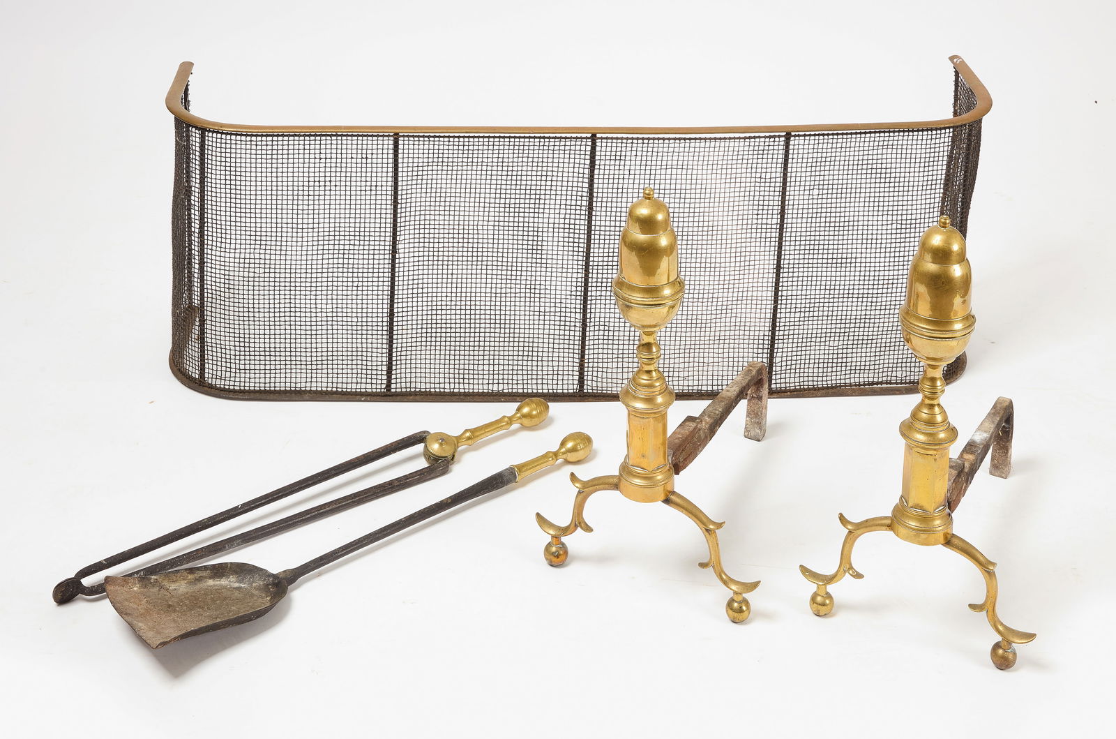 Andirons, Tools, and Fender (1 of 3)