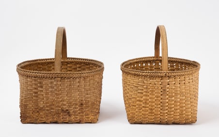 Pair of Splint Baskets