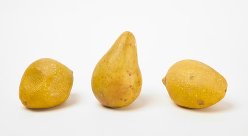 Three Oversized Stonefruit - Lemons and Pear