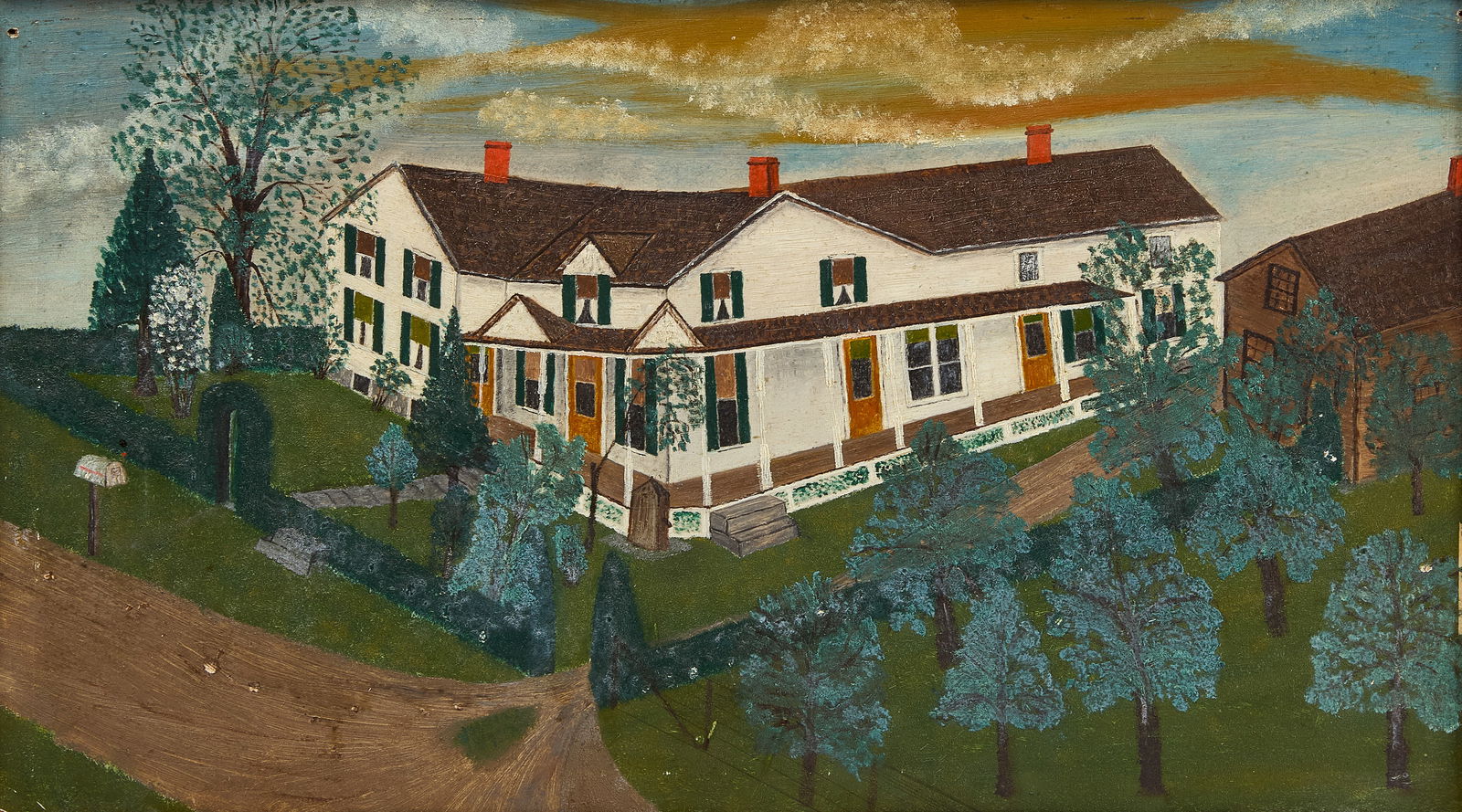 Primitive House Painting (1 of 3)