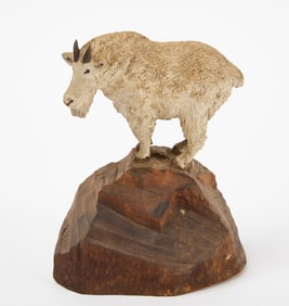 J. L. Clarke – Carved Mountain Goat