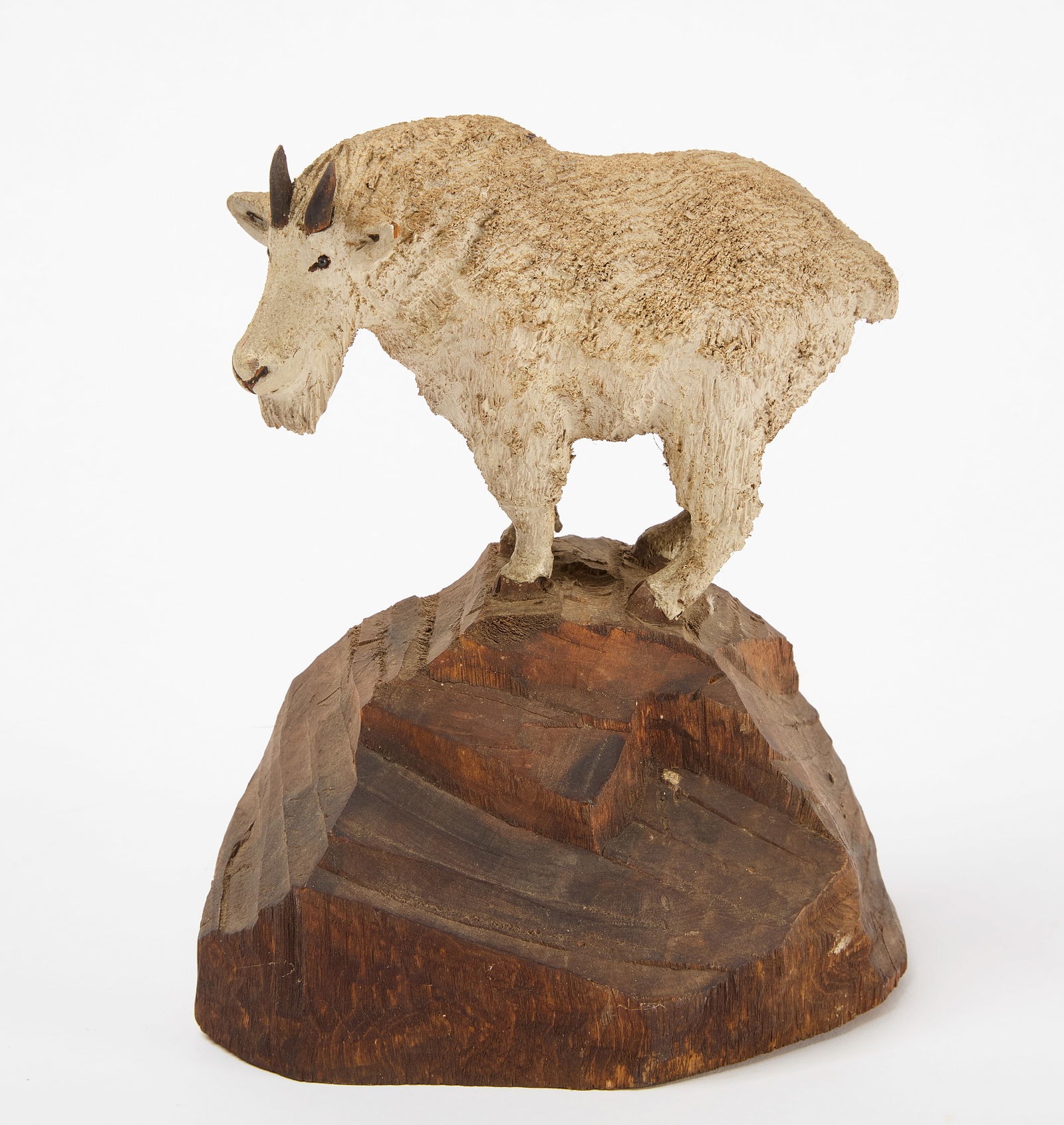 J. L. Clarke – Carved Mountain Goat (1 of 5)