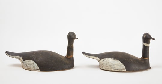 Pair of Folk Art Geese Decoys