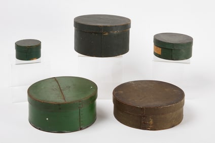 Group of Painted Pantry Boxes